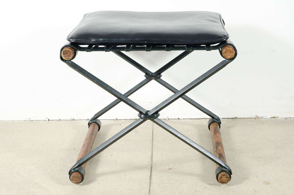Pair of Campaign Stools by Cleo Baldon for Terra Furniture 2